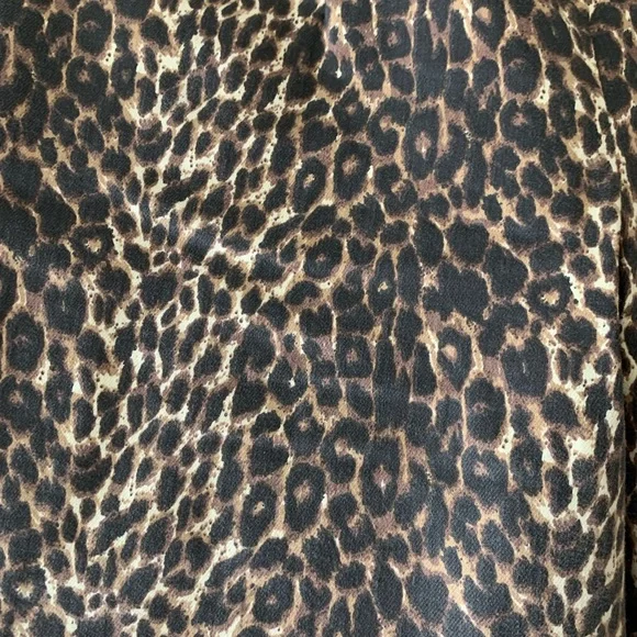 Vixen by Micheline Pitt Leopard Print Pants - Picture 2 of 5